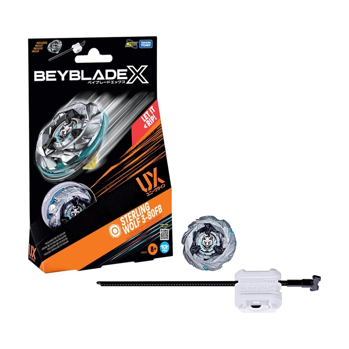 Bey26000 Beyblade Tekli Set X Ux Sterling Wolf 3-80Fb - Tp1674