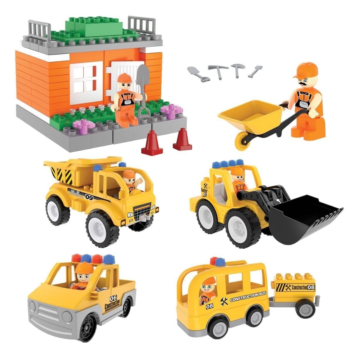03 614 1010361401002 Double Blocks Kepçeli̇ Dozer Seti̇