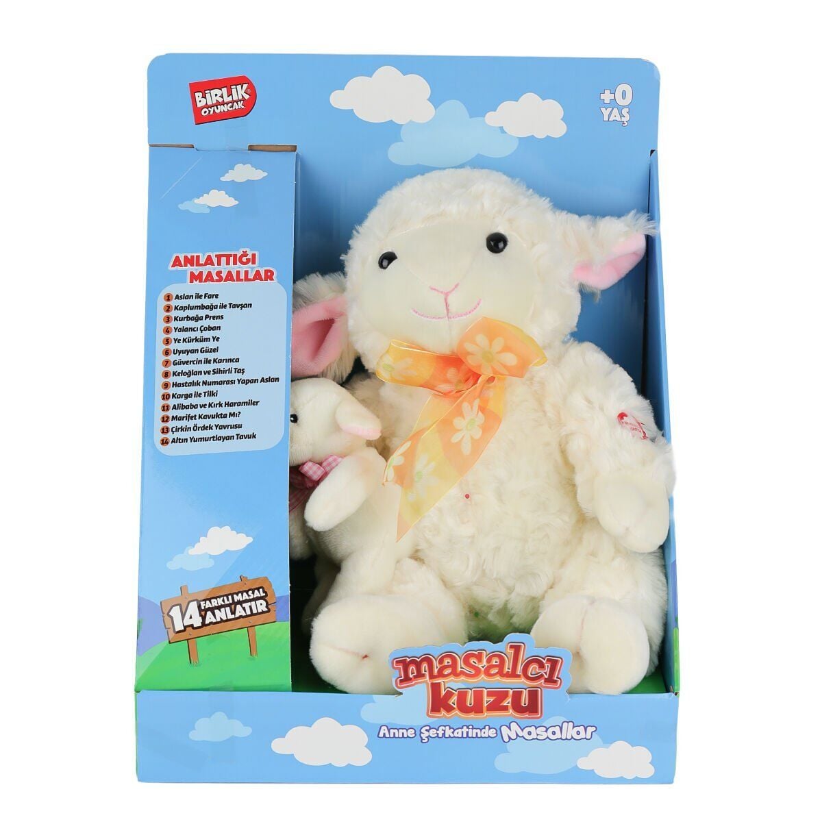 M-1117526-12 Türkçe Yavrulu Masal Anlatan Kuzu-Birliktoys