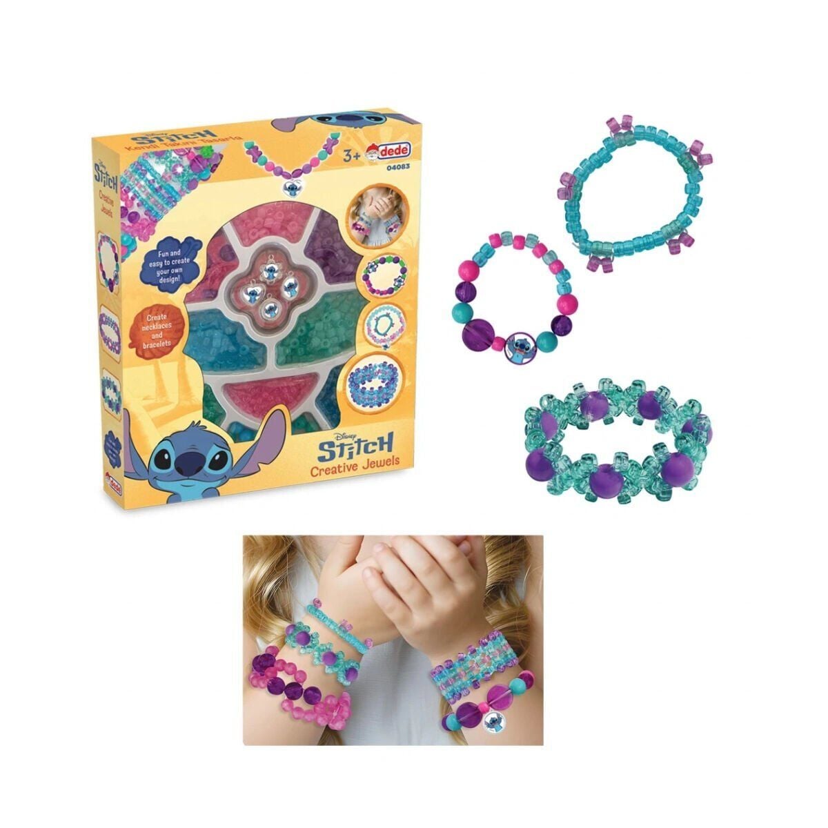 04083 Stitch Taki Tekli̇ Kutu Taki Seti̇