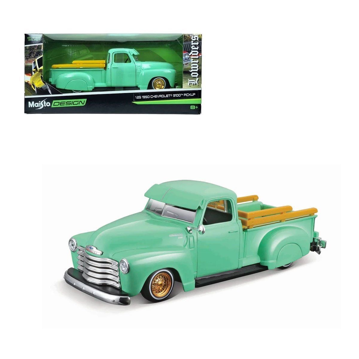 May 32545 1950 Chevrolet 3100 Pick Up 1:25-Necotoys