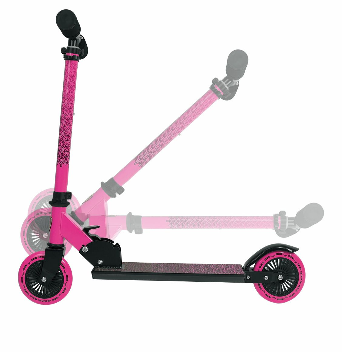 L1-P Lamborghi̇ni̇ Li̇sansli Işikli Scooter Pembe