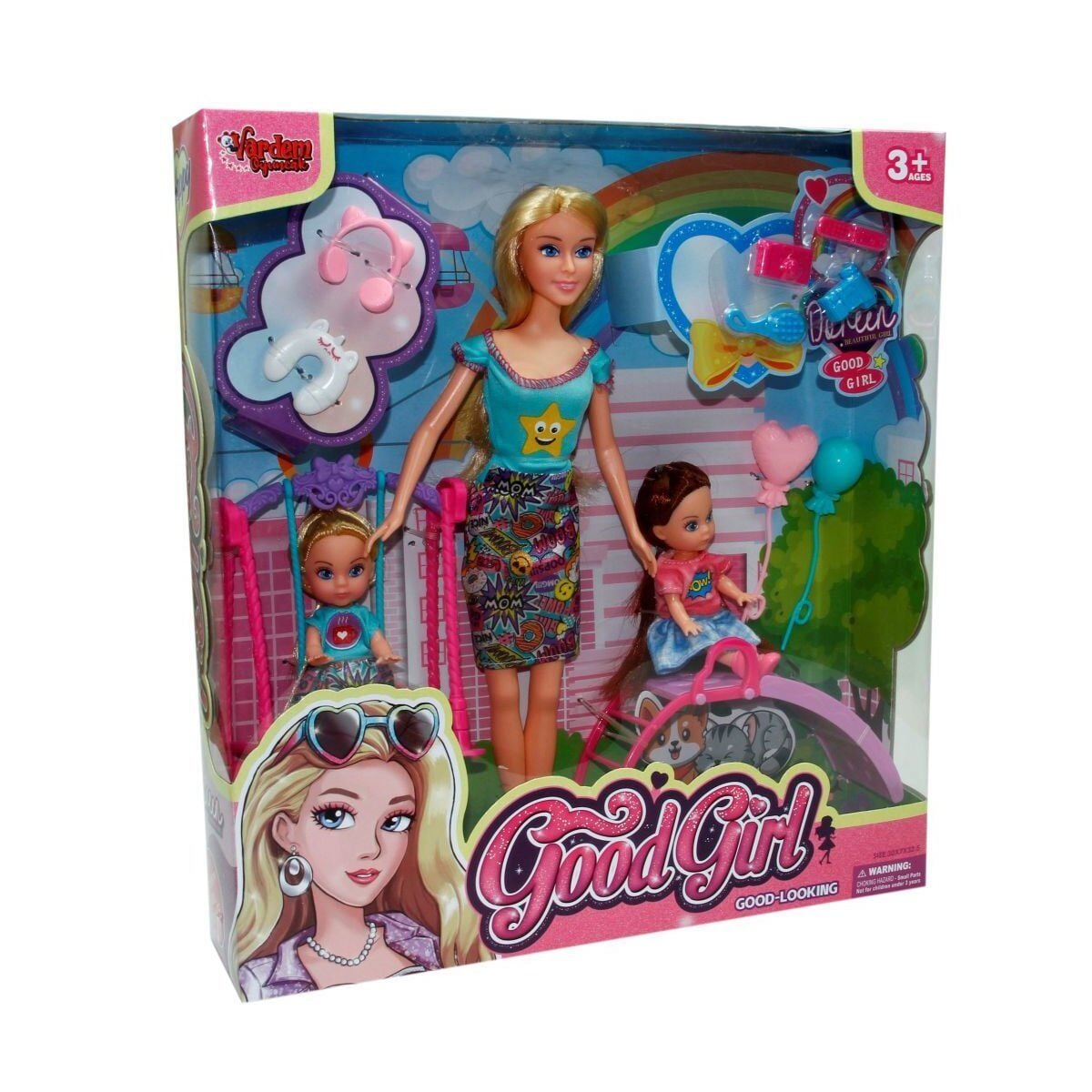 Wg-66749 Kutulu 29 Cm 2 Çocuklu Parkta Bebek- Vardem Oyuncak
