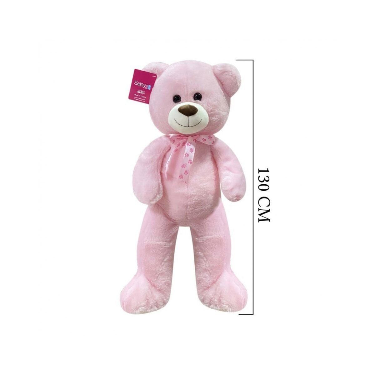 1193P Puffy Salaş Ayı 130 Cm Pembe-Selay Oyuncak