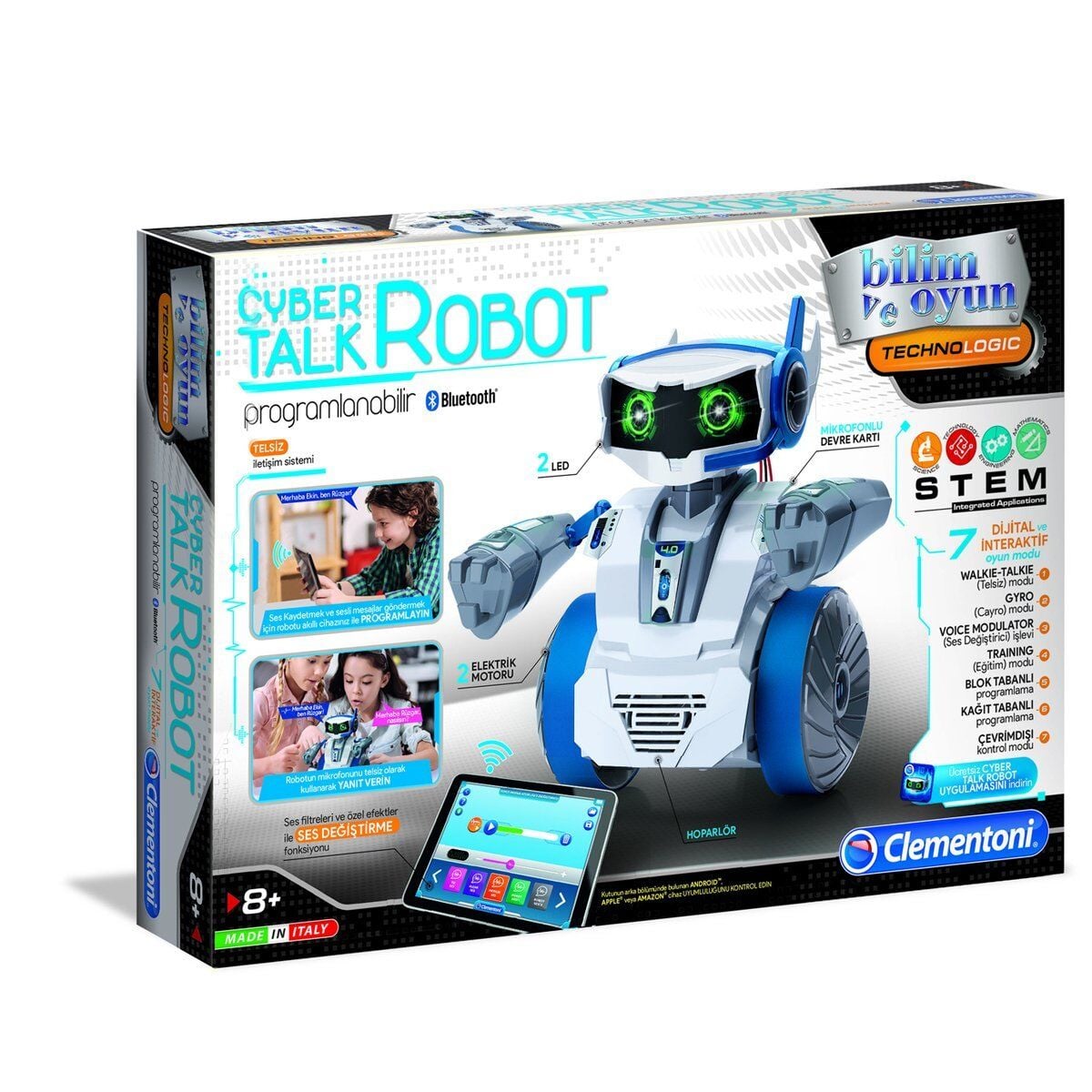 64447 Cyber Talk Robot- Robotik Laboratuvarı +8 Yaş