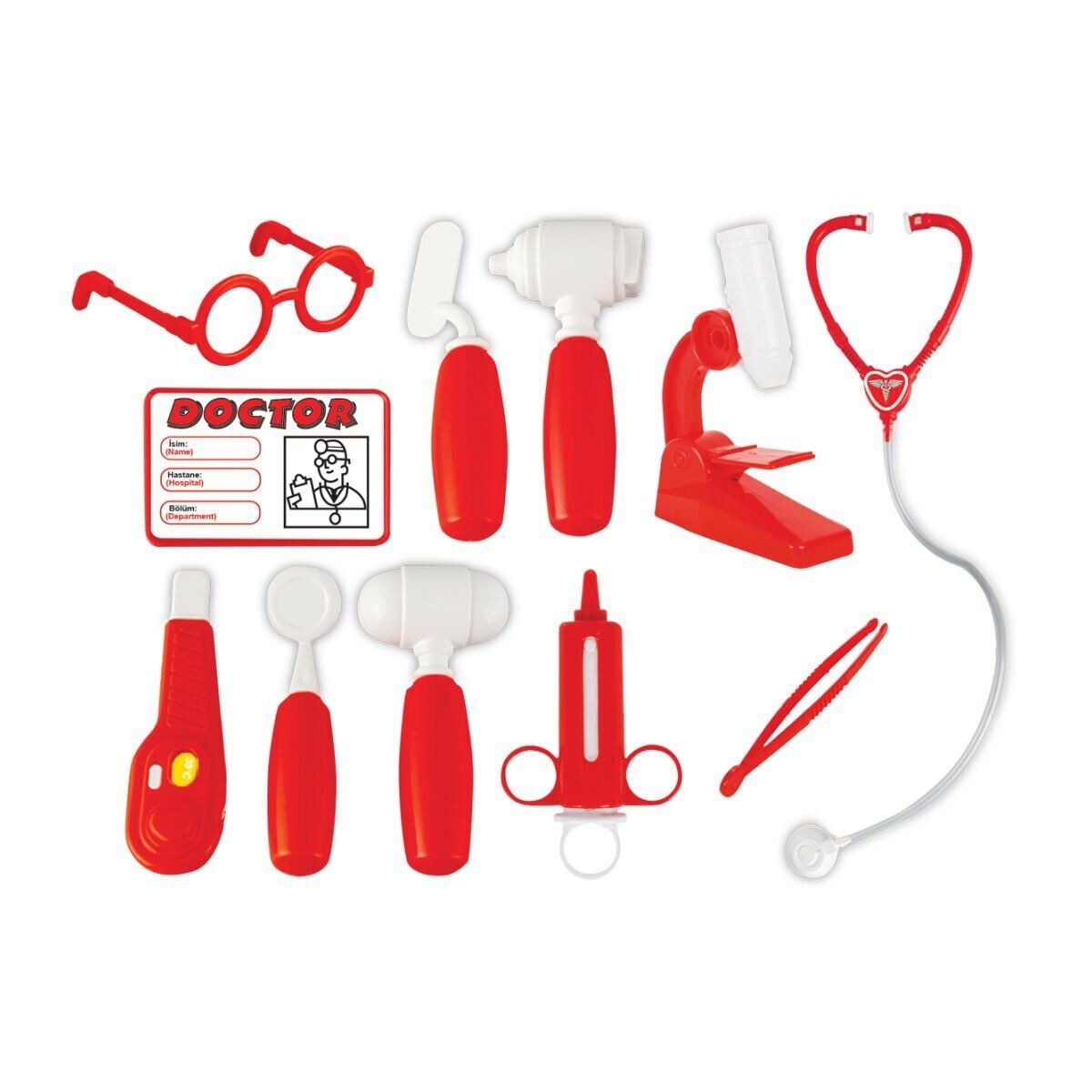 03 310 Doktor Seti̇ Çantali Kirmizi