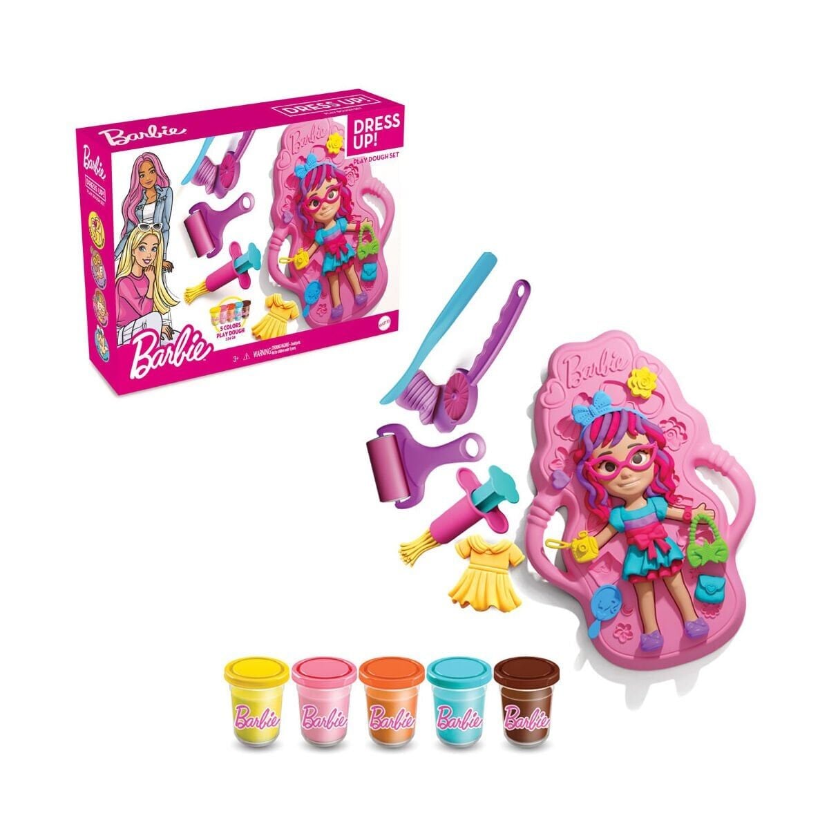 03927 Barbi̇e Bebek Gi̇ydi̇rme Hamur Set 280 Gr