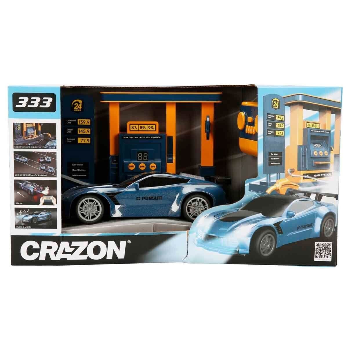 41627 Sun-Zhc-Crn-Rc Araba Benzi̇n İstasyonlu Duman Püsk 2 4Ghz Ses Işik