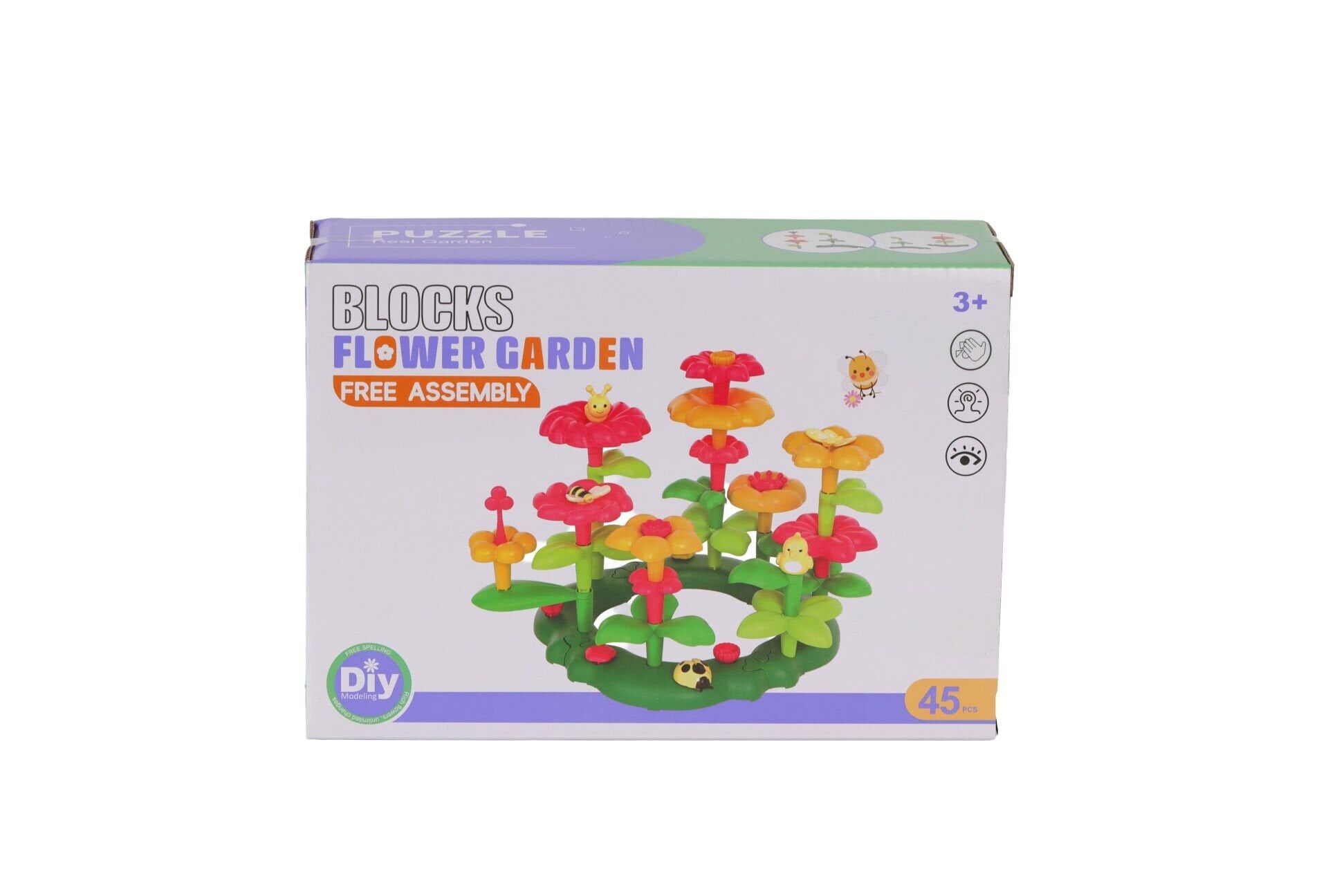 Ly008A 45 Pcs Güzel Bahçe Çi̇çek Seti̇