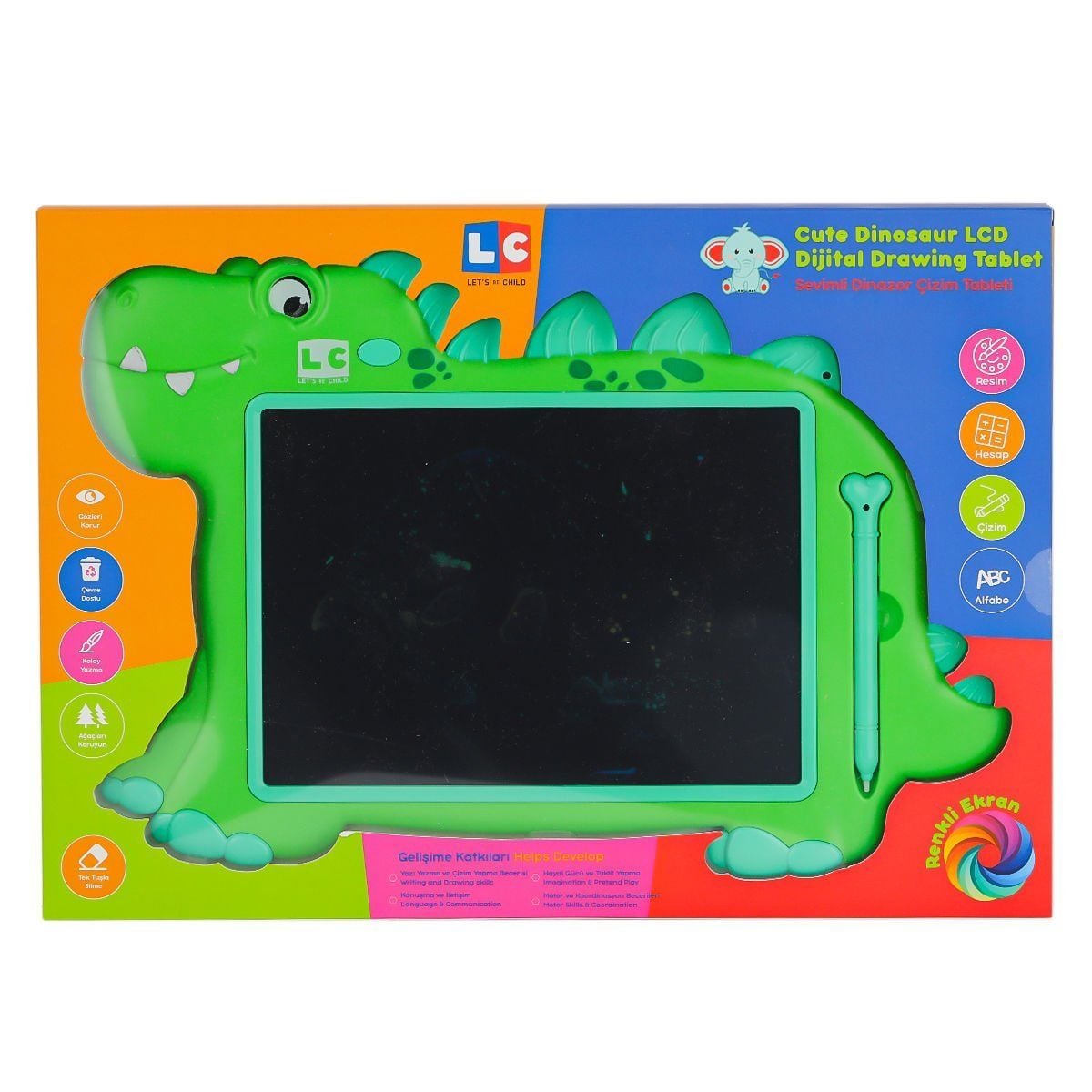 Lc-31068 Sevi̇mli̇ Di̇nazor Çi̇zi̇m Tableti̇ 10 İnç