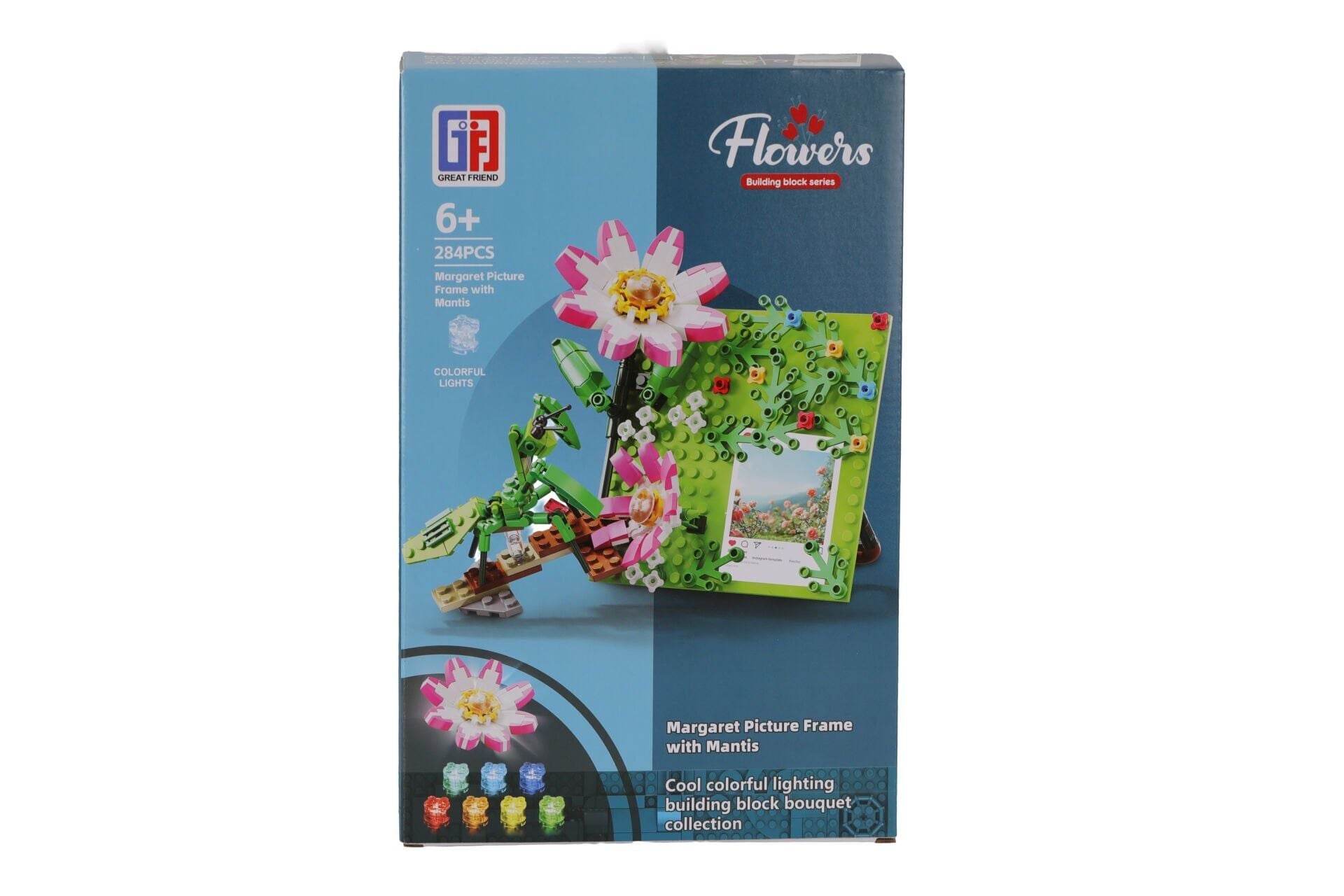 123-915 4 Asorti̇ Büyük Çi̇çek Blok(,.)