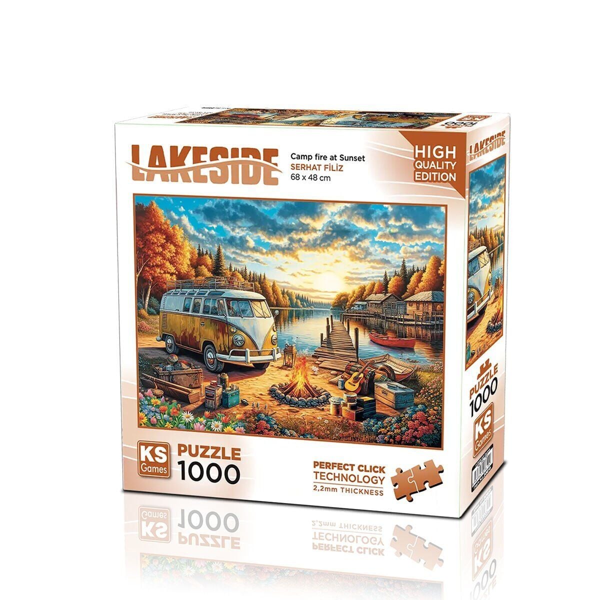 20810 Puzzle 1000 Vos Vos Camp Fi̇re St Sunset