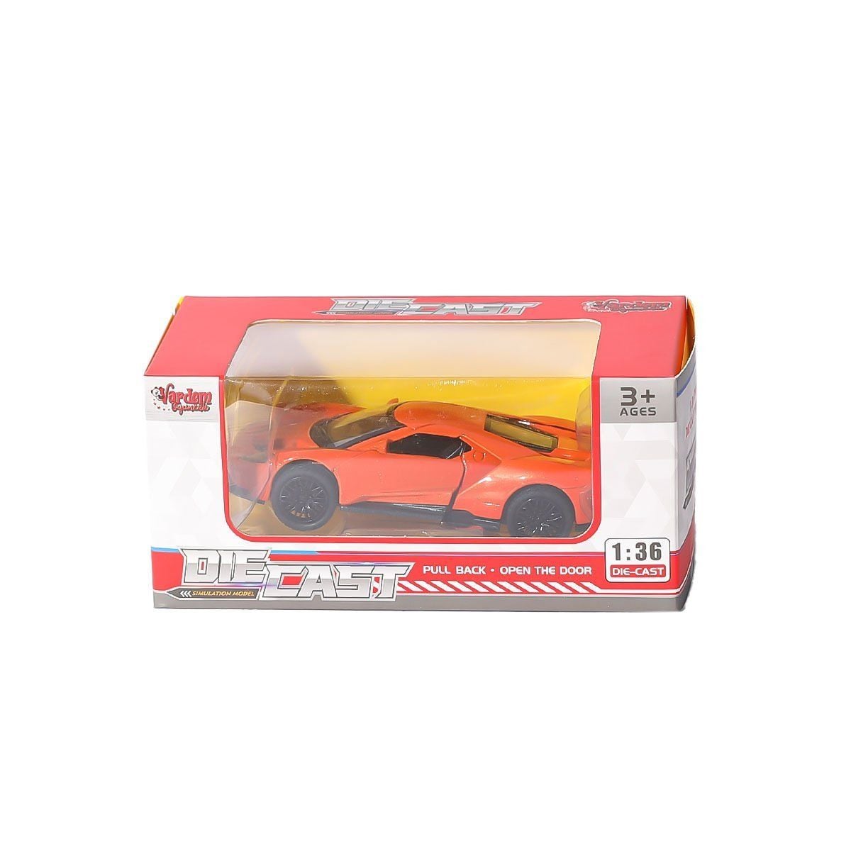 Sr-2210-11-12-13 Çek Bırak Spor Araba 1:36-Vardem
