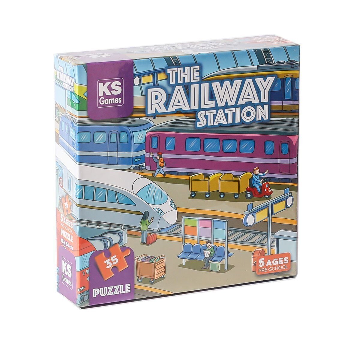 Prs 32712 The Railway Station Pre School Puzzle-Ks Puzzle