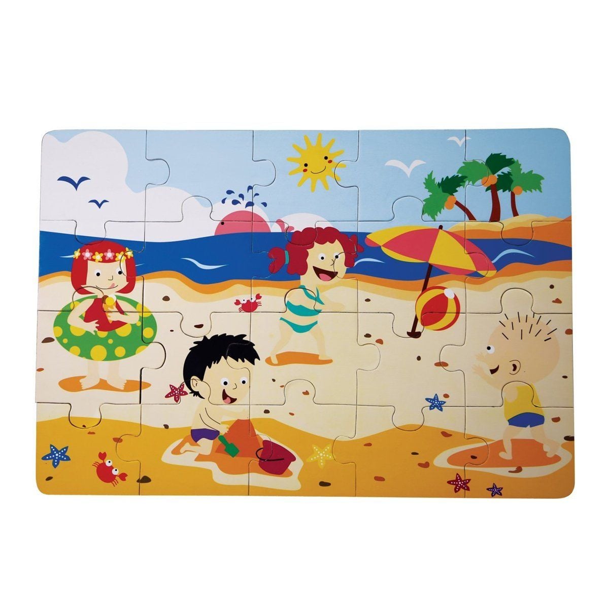 Cs-1282 Yaz Ahşap Yer Puzzle