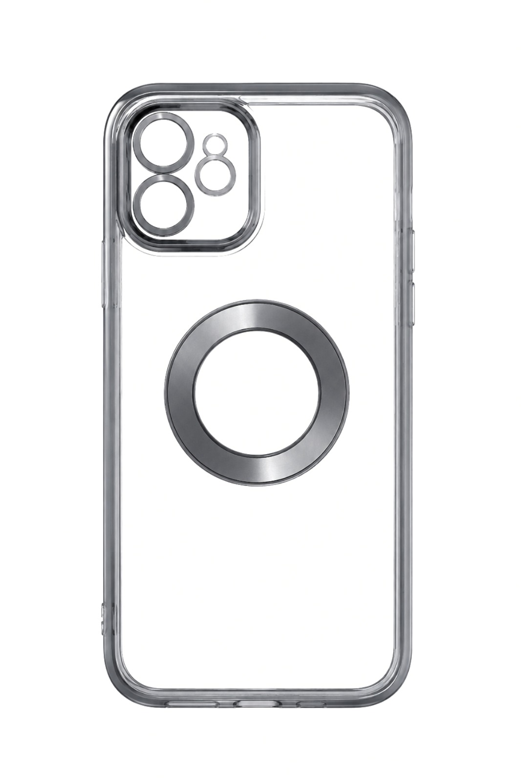 Iphone 11 6.1 Inc Uyumlu Kamera Korumalı Silikon Telefon Kılıfı Gümüş