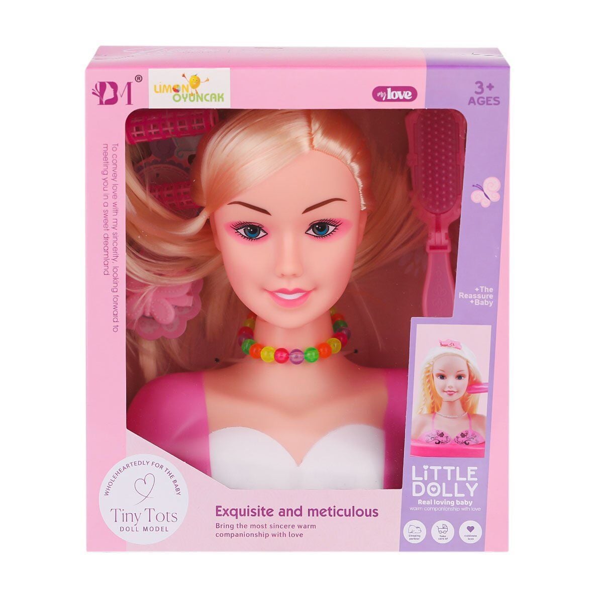 Bm3319-1B Little Dolly Model Bebek Yüzü- Limon Oyuncak