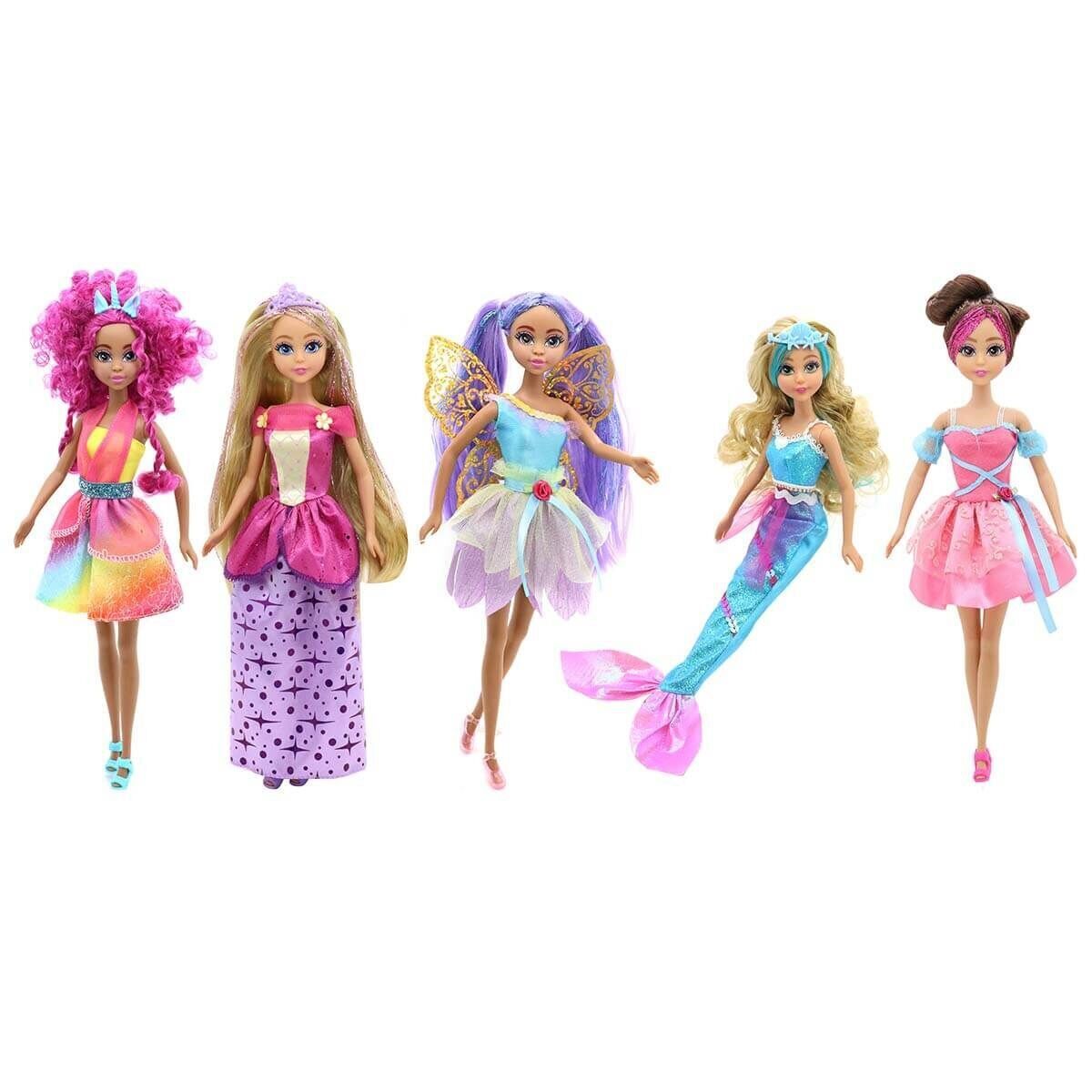 81031 Sun-Fnv-Mnk-Bbk Set Dreameez Fantasy Bebekler 5Li̇