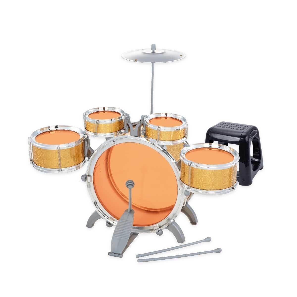 1080080 Sunman Eccho, Davul Set- Jazz Drum / 5 Adet Davul, Zil Ve Tabure / +3 Yaş
